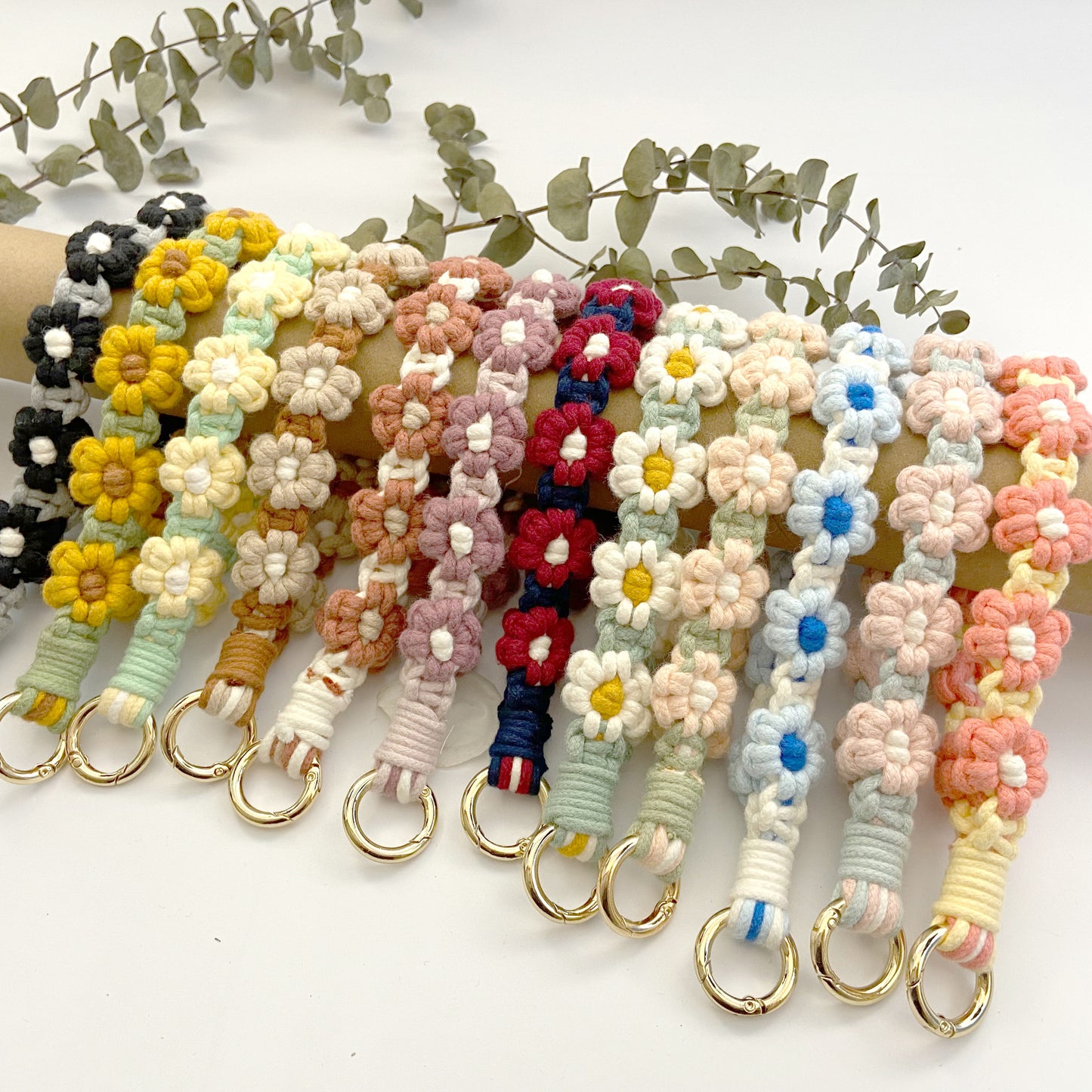 Owllaser Daisy Style Bohemian Resort Style Mobile Phone Rope Or Keychain