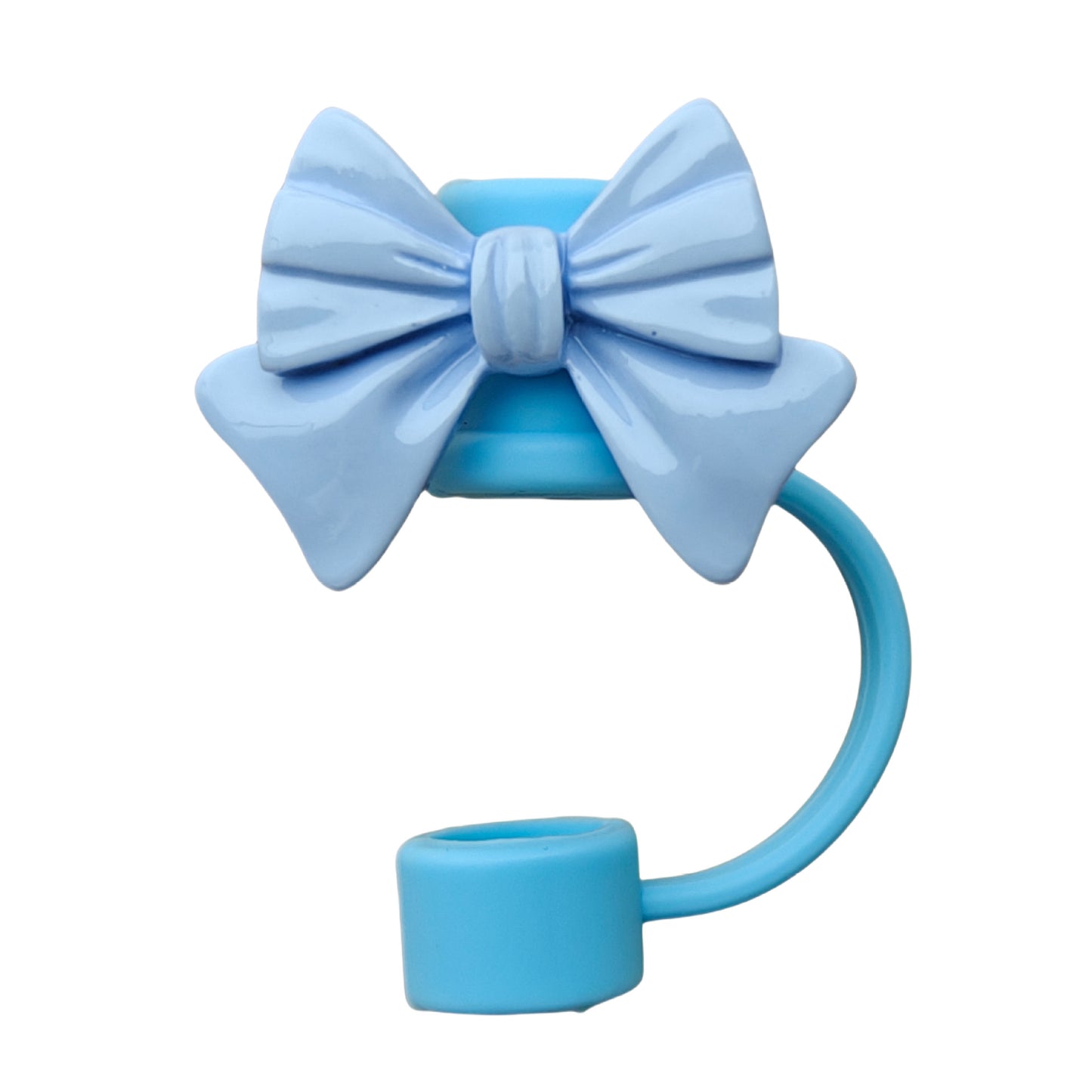Owllaser Bowtie Straw Stopper, PVC Straw Accessory for 10mm Straw