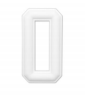 Owllaser 3D Black and White Numbers Charm for Handbags, Accessories for Bogg Bags