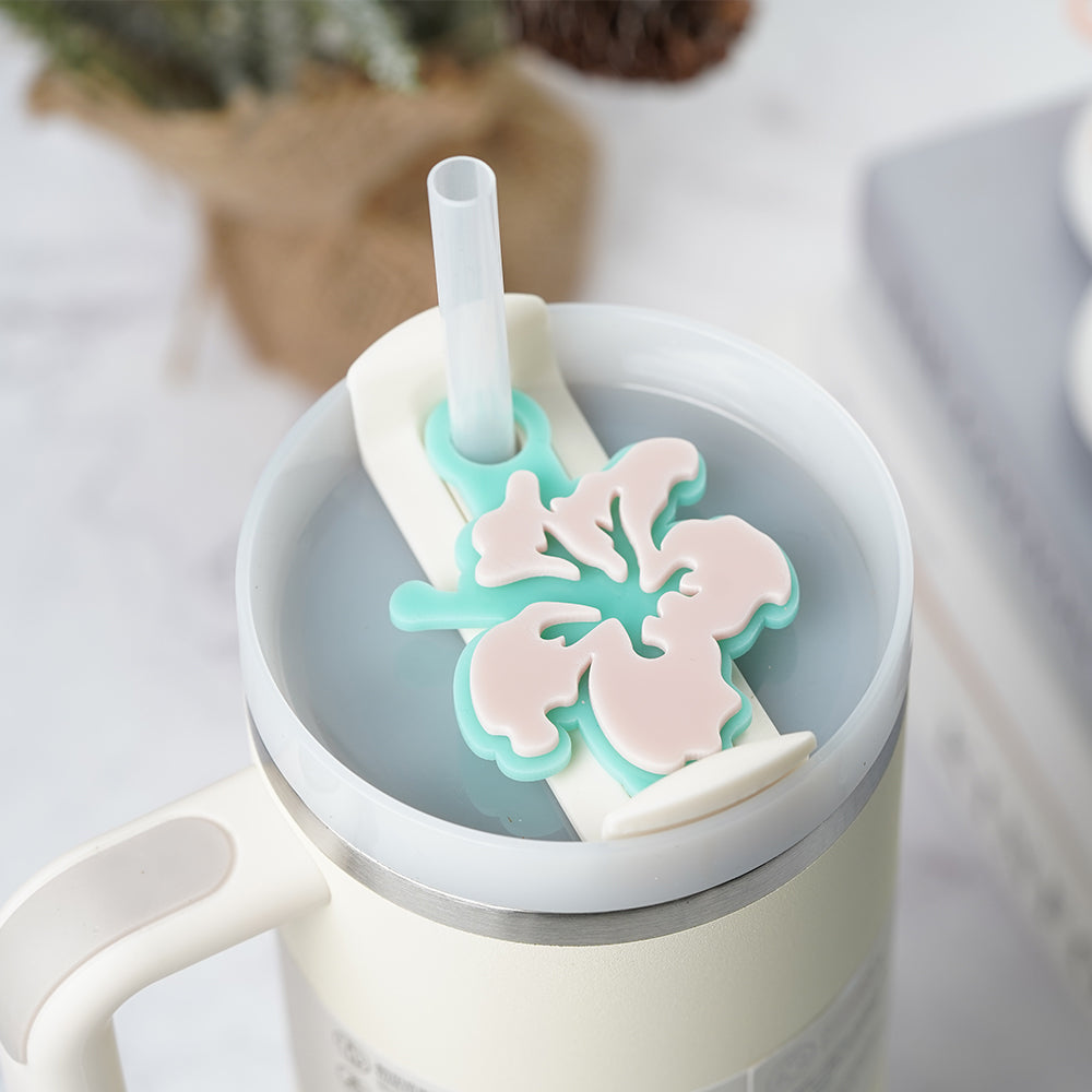 OwlLaser Hibiscus Flower Tumbler Tags 40oz / 30oz