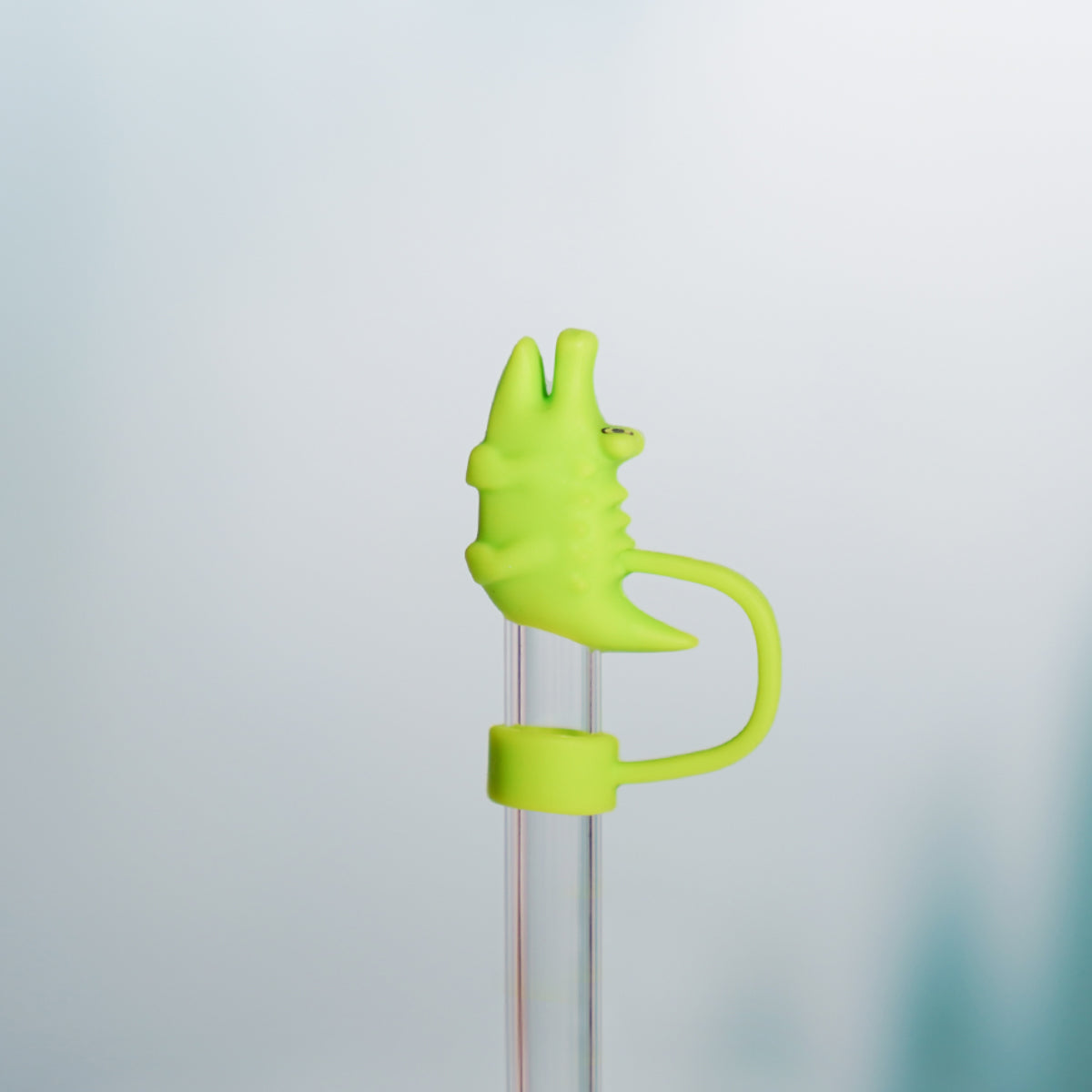 Owllaser 3D Hot Crocodile Straw Topper, Straw Accessory for 10mm Straw