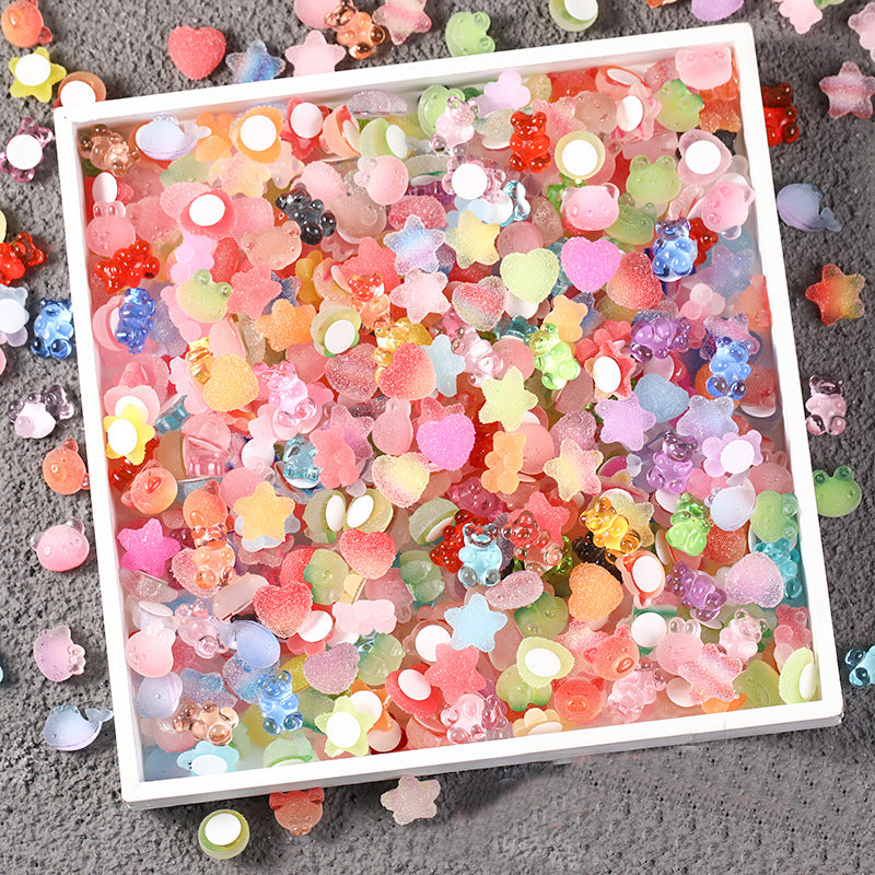 Owllaser 3D Candy Resin Sticker (6pcs)
