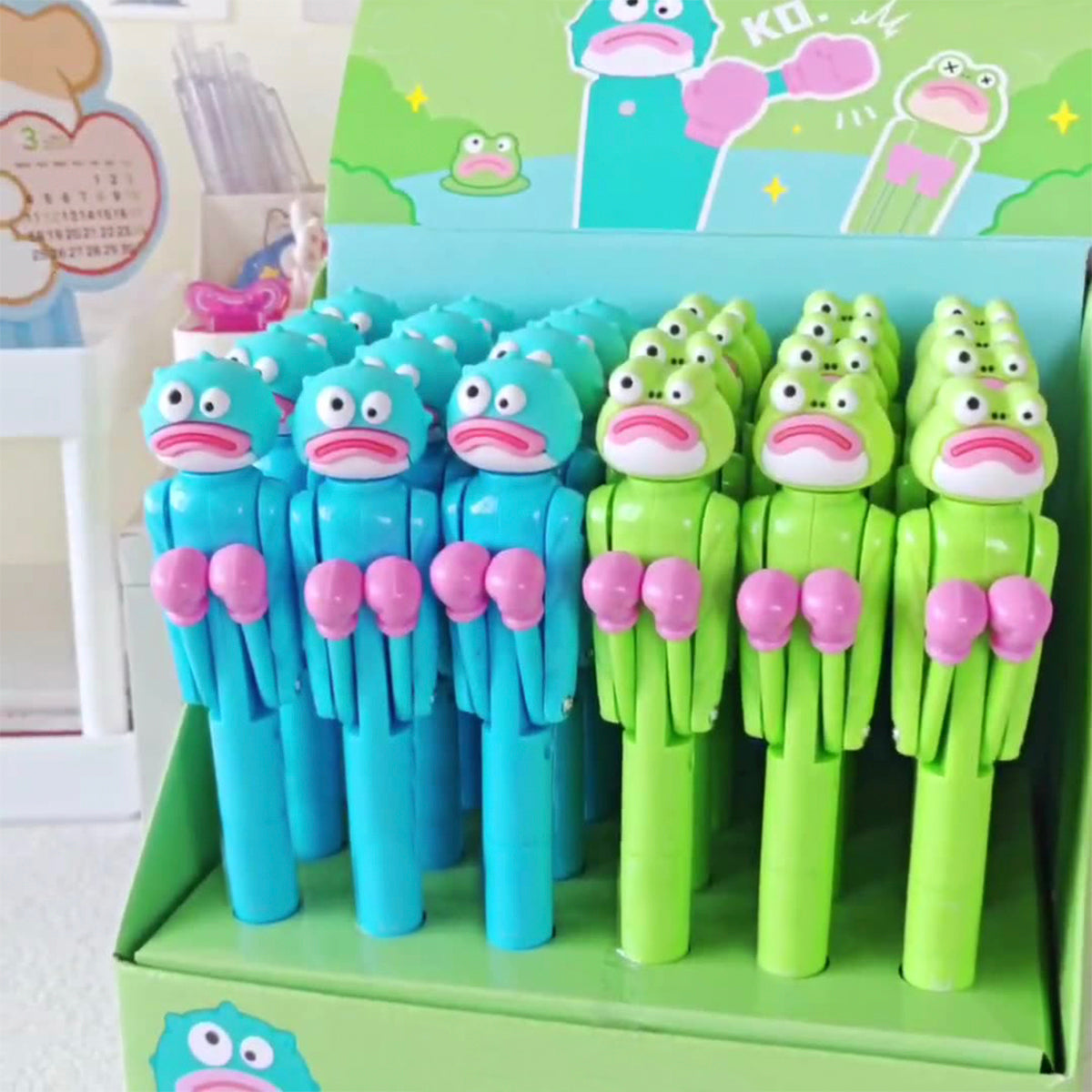 Owllaser Funny Frog Boxing Pen