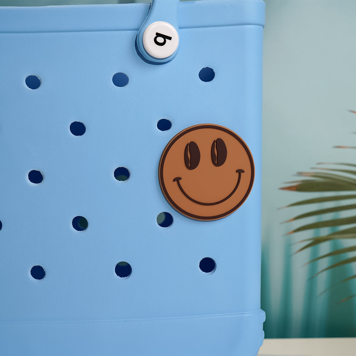 Owllaser Smiley Face Charm for Handbags, Accessories for Bogg Bags