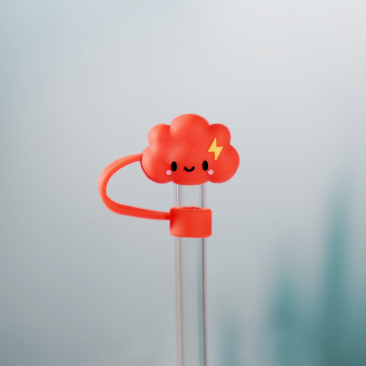 Owllaser Lightning Cloud Straw Topper, 10mm Straw Accessory