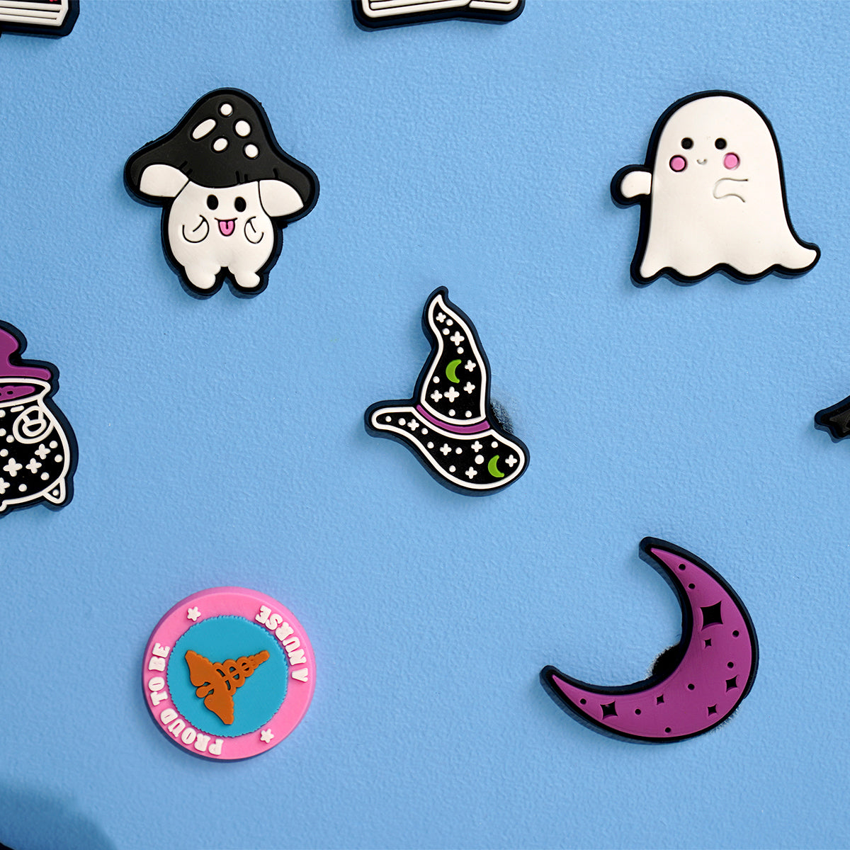 Owllaser Halloween Series Charms for Handbags, Accessories PVC for Bogg Bags(13PCS)