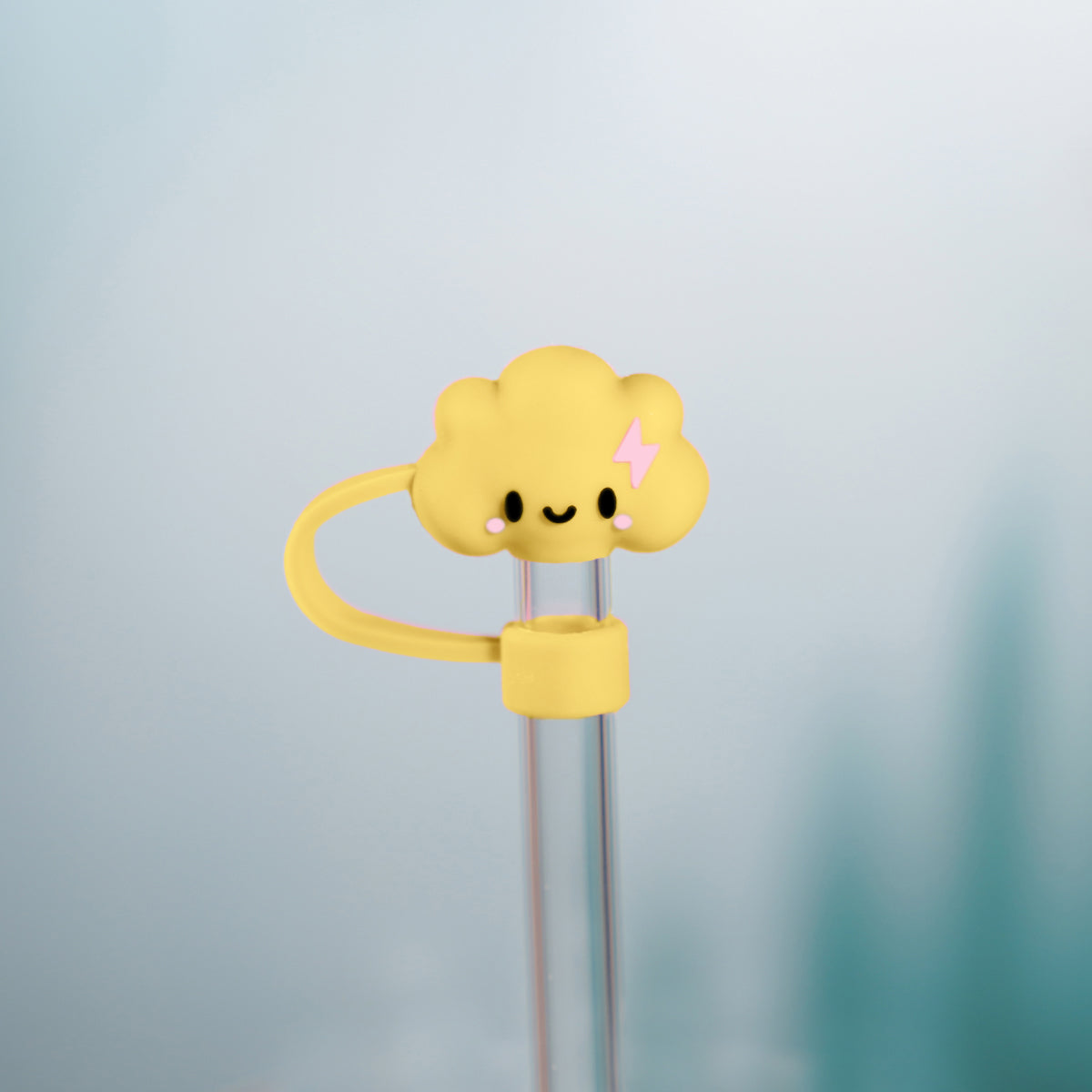 Owllaser Lightning Cloud Straw Topper, 10mm Straw Accessory
