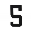 Owllaser 3D Black and White Numbers Charm for Handbags, Accessories for Bogg Bags