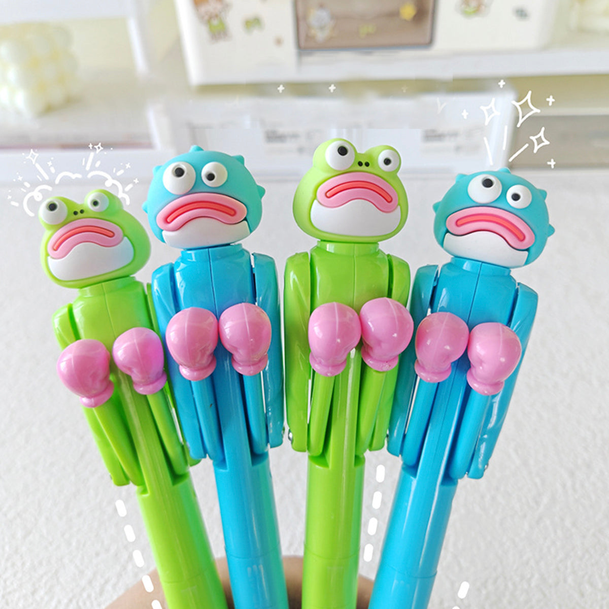 Owllaser Funny Frog Boxing Pen