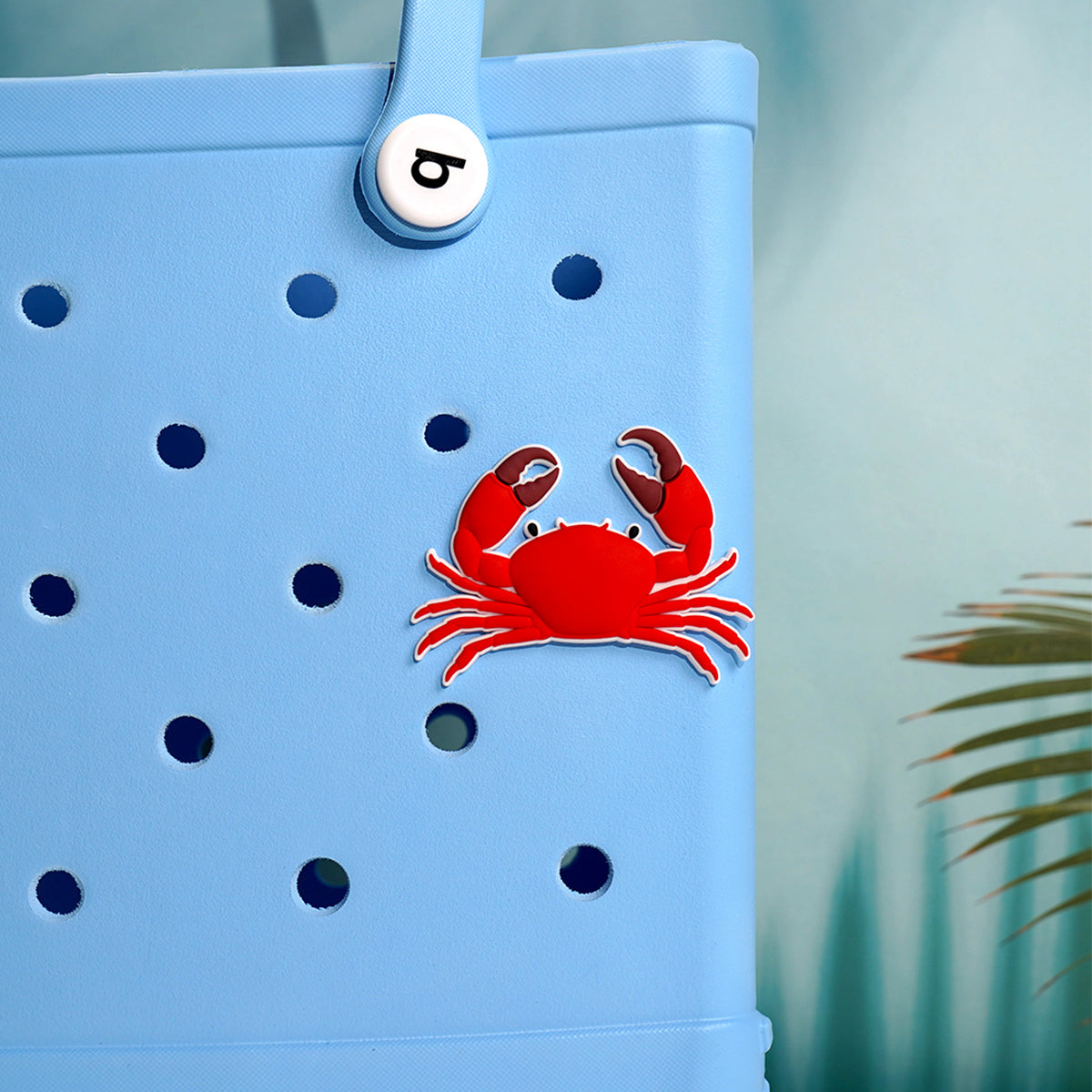 Owllaser Crab Charm for Handbags, Accessories for Bogg Bags