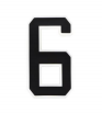 Owllaser 3D Black and White Numbers Charm for Handbags, Accessories for Bogg Bags