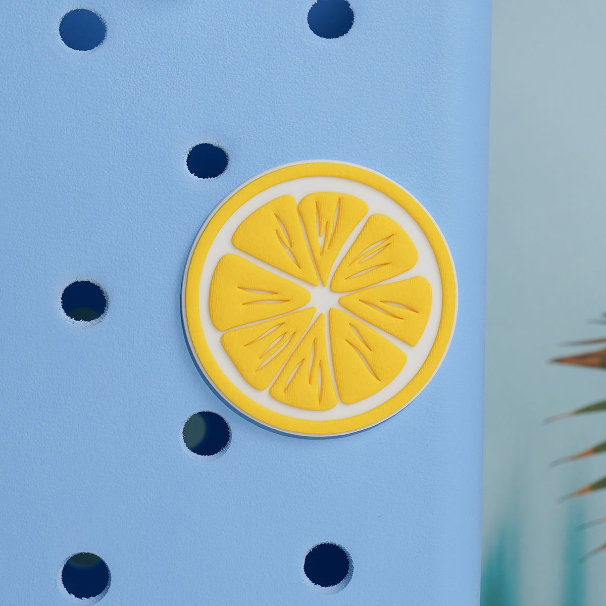 Owllaser Lemon Charm for Handbags, Accessories PVC Rubber for Bogg Bags