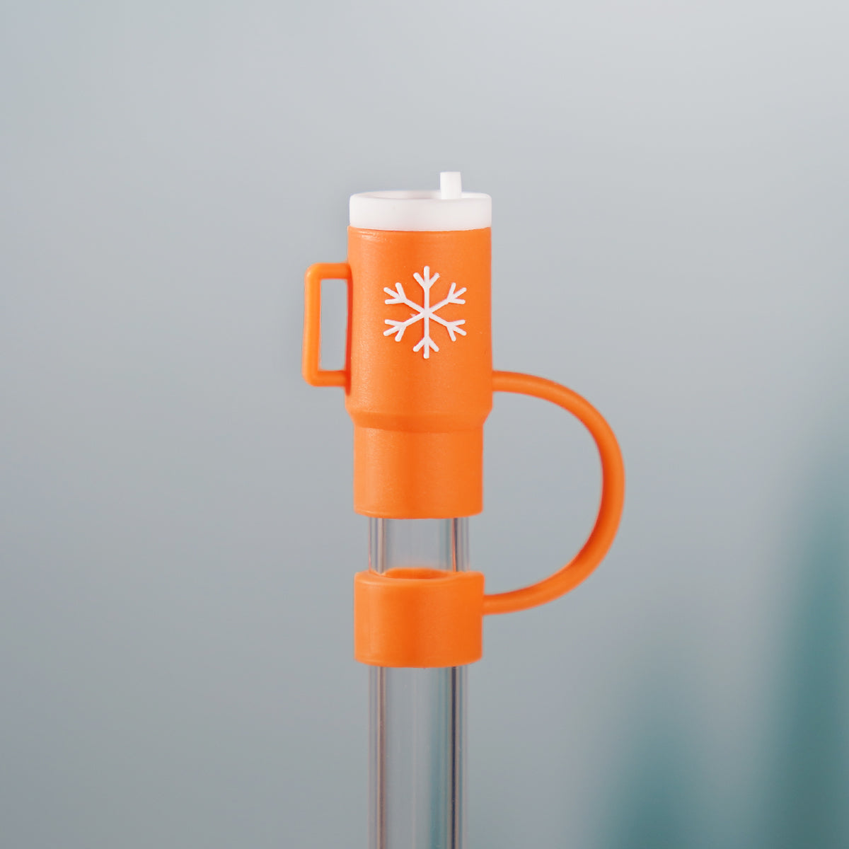 Owllaser Cute Hot Snowflake Cup Straw Topper, 10mm Straw Accessory