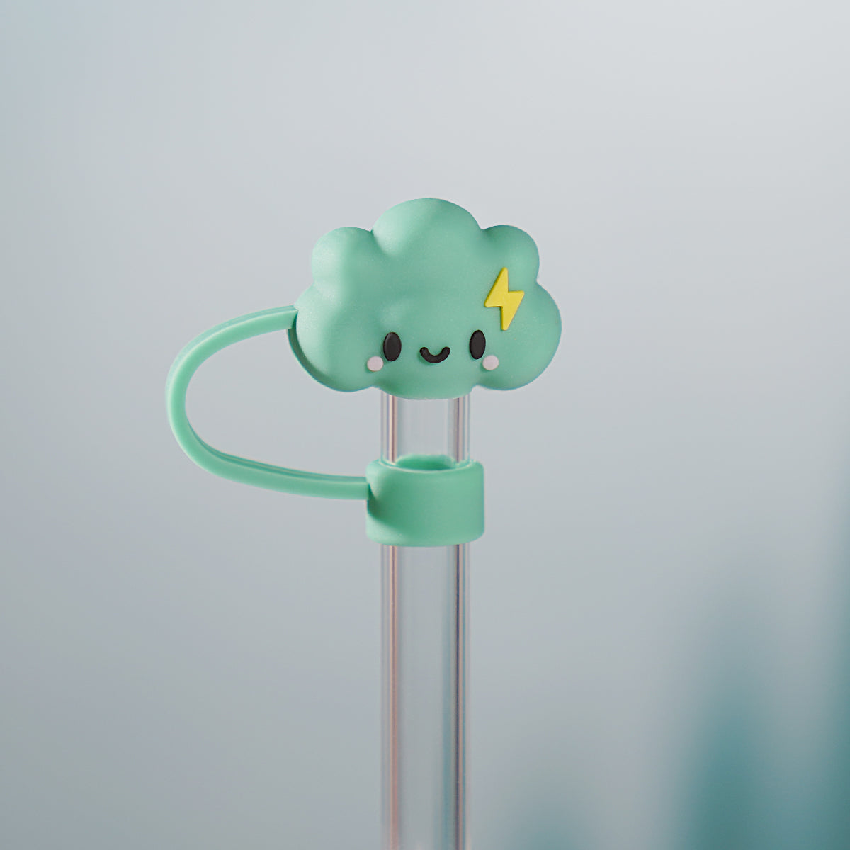 Owllaser Lightning Cloud Straw Topper, 10mm Straw Accessory