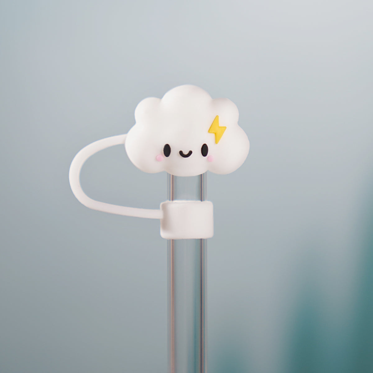 Owllaser Lightning Cloud Straw Topper, 10mm Straw Accessory