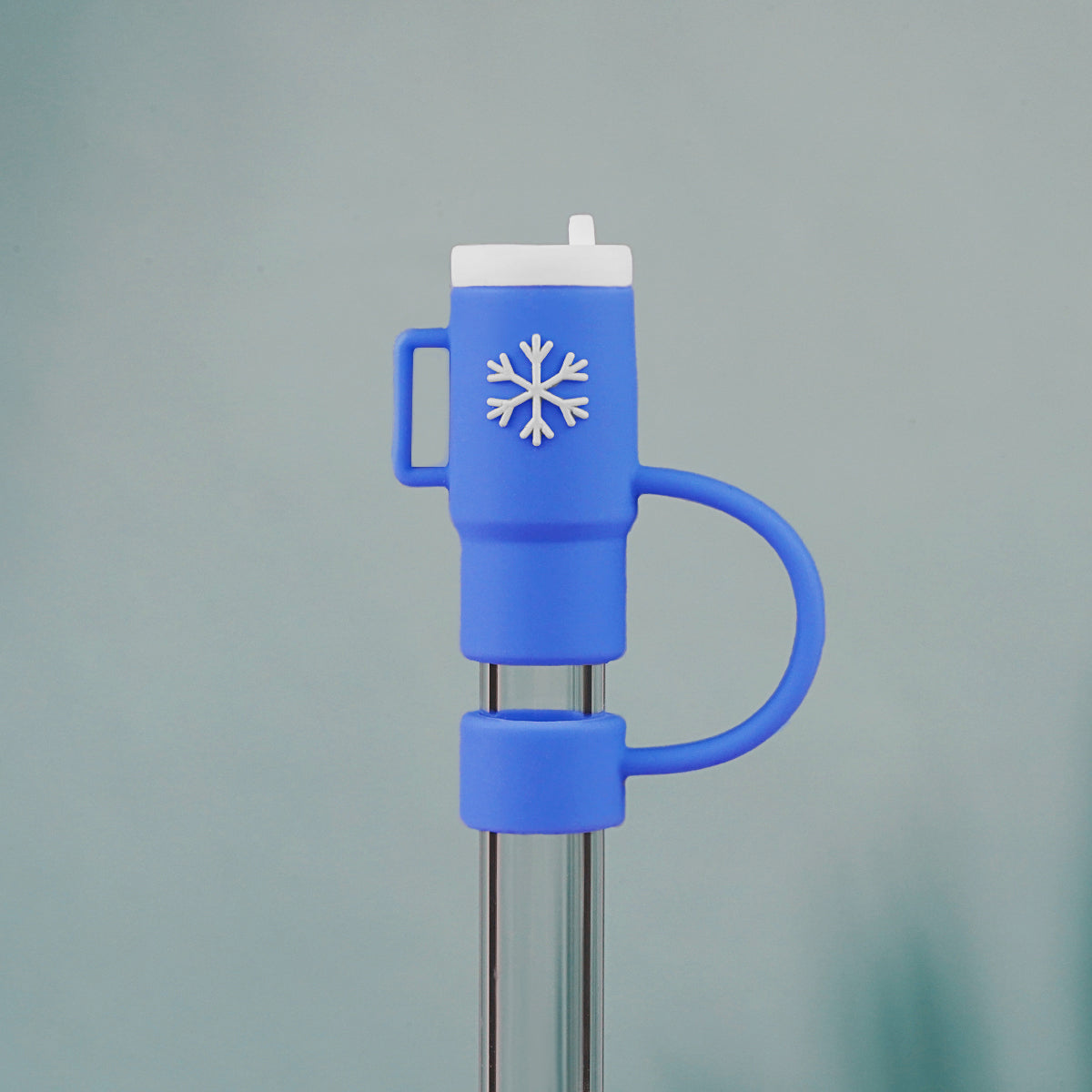 Owllaser Cute Hot Snowflake Cup Straw Topper, 10mm Straw Accessory