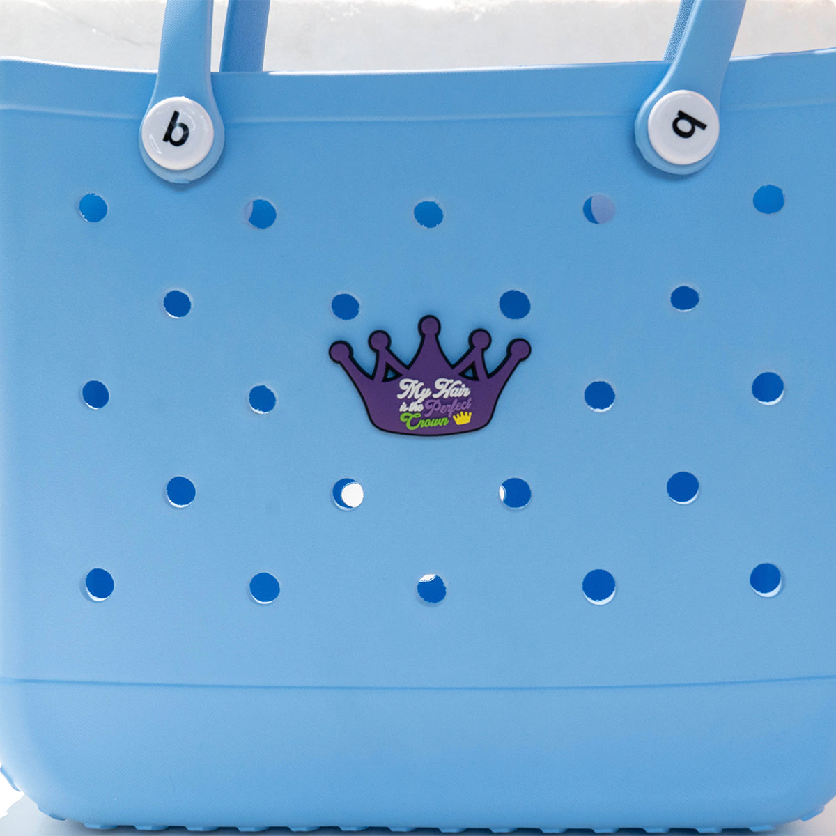 Owllaser DE Hair Crown for HandBags, Accessories PVC Rubber for Bogg Bags
