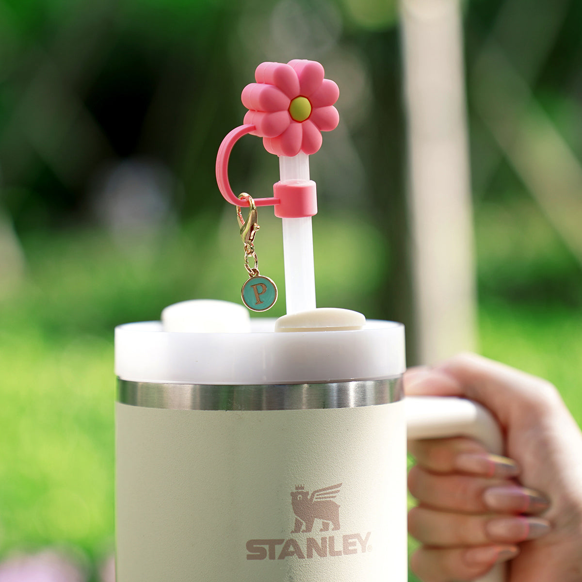 Owllaser Petal Blossom Straw Topper for 10mm Straw
