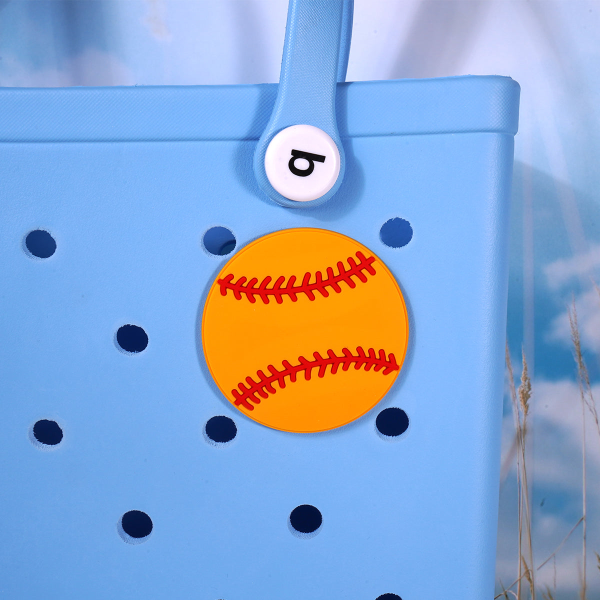 Owllaser Softball Games Style Charms for HandBags, for Bogg Bag