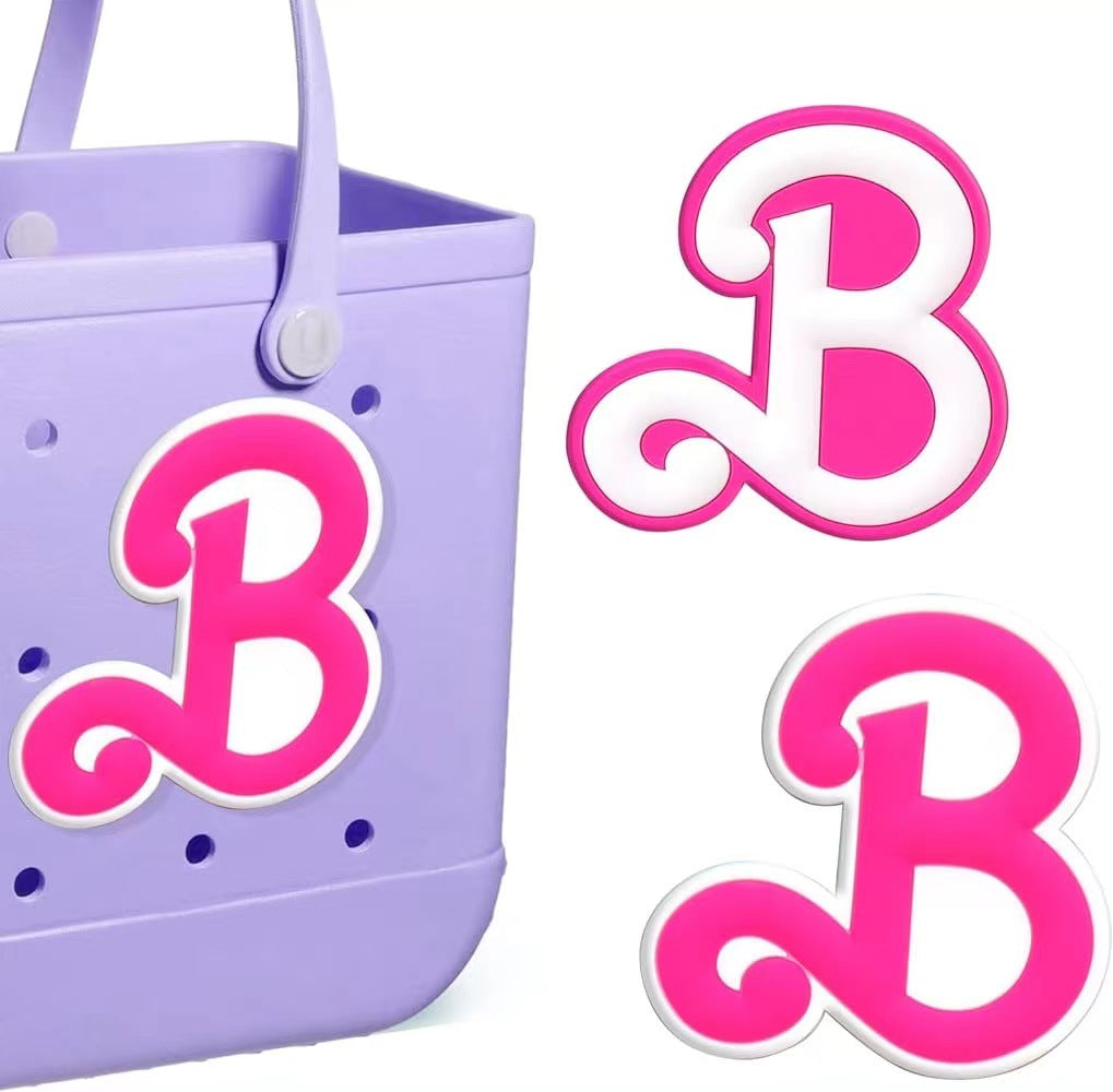 Owllaser Initial Letter Charms for Handbags, Accessories for Bogg Bags