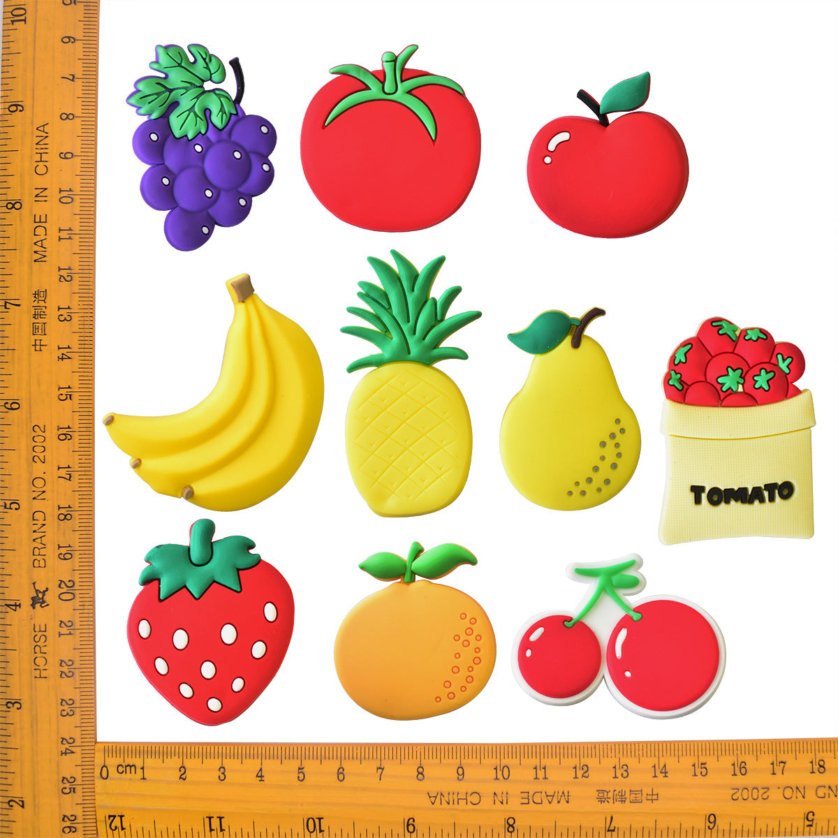 Owllaser Bundle(11Pcs) Fruit Series Charms for Bogg Bag, Handbag Tote Bag Accessories