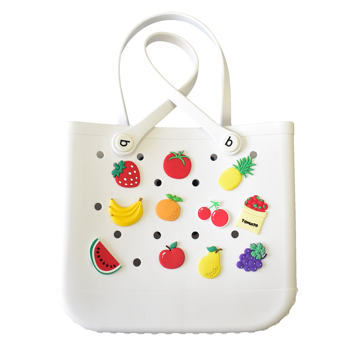 Owllaser Bundle(11Pcs) Fruit Series Charms for Bogg Bag, Handbag Tote Bag Accessories