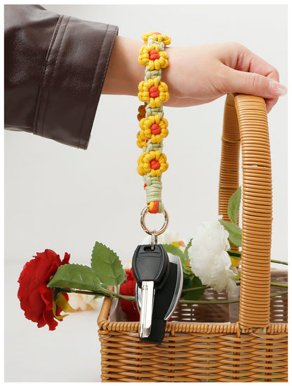 Owllaser Daisy Style Bohemian Resort Style Mobile Phone Rope Or Keychain