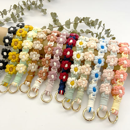 Owllaser Daisy Style Bohemian Resort Style Mobile Phone Rope Or Keychain