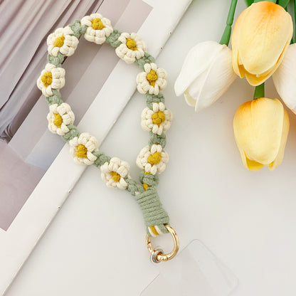 Owllaser Daisy Style Bohemian Resort Style Mobile Phone Rope Or Keychain