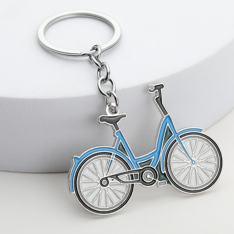 Owllaser Small Bicycle Metal Keychain Pendant for HandBag