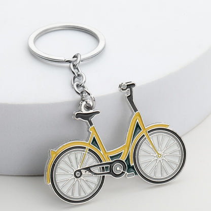 Owllaser Small Bicycle Metal Keychain Pendant for HandBag