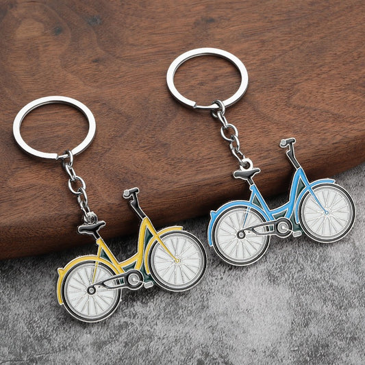 Owllaser Small Bicycle Metal Keychain Pendant for HandBag