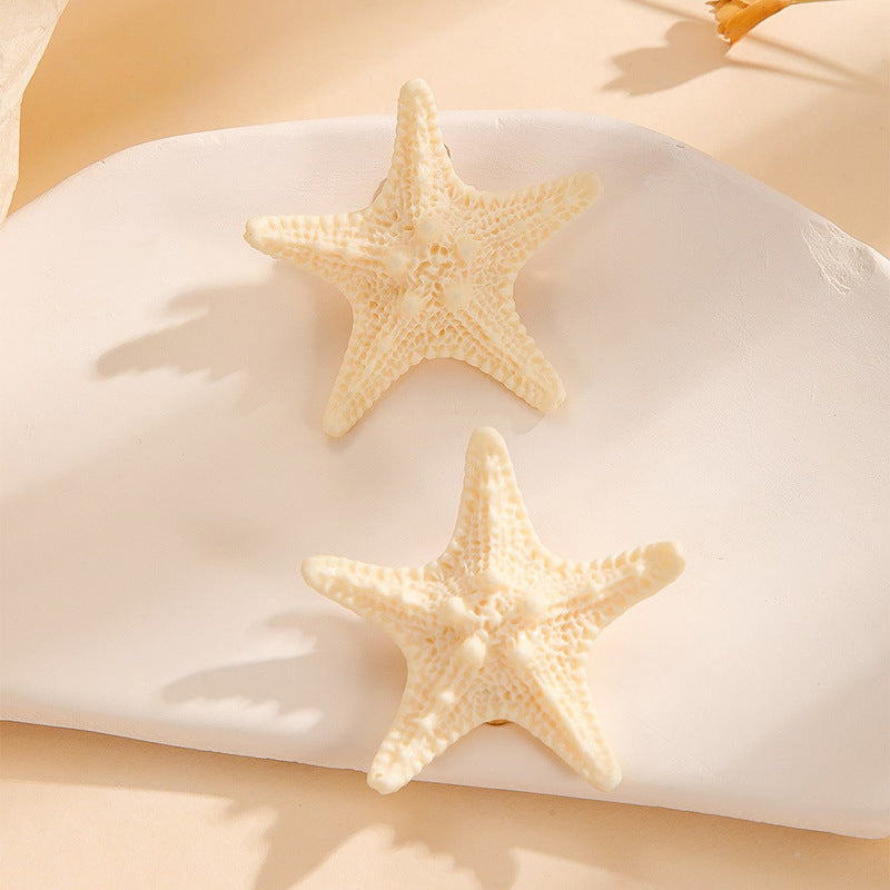 Owllaser starfish shape Hair Clip (2Pcs)