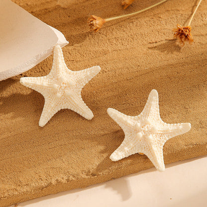 Owllaser starfish shape Hair Clip (2Pcs)