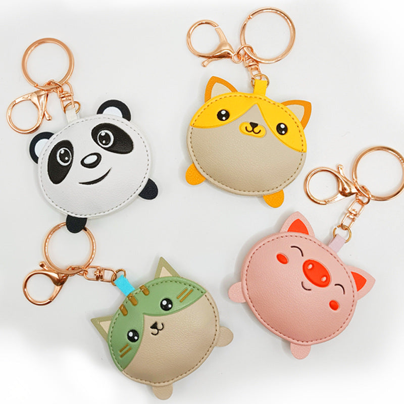 Owllaser Leather Animal Keychain, Bag Charm