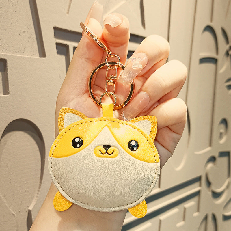 Owllaser Leather Animal Keychain, Bag Charm