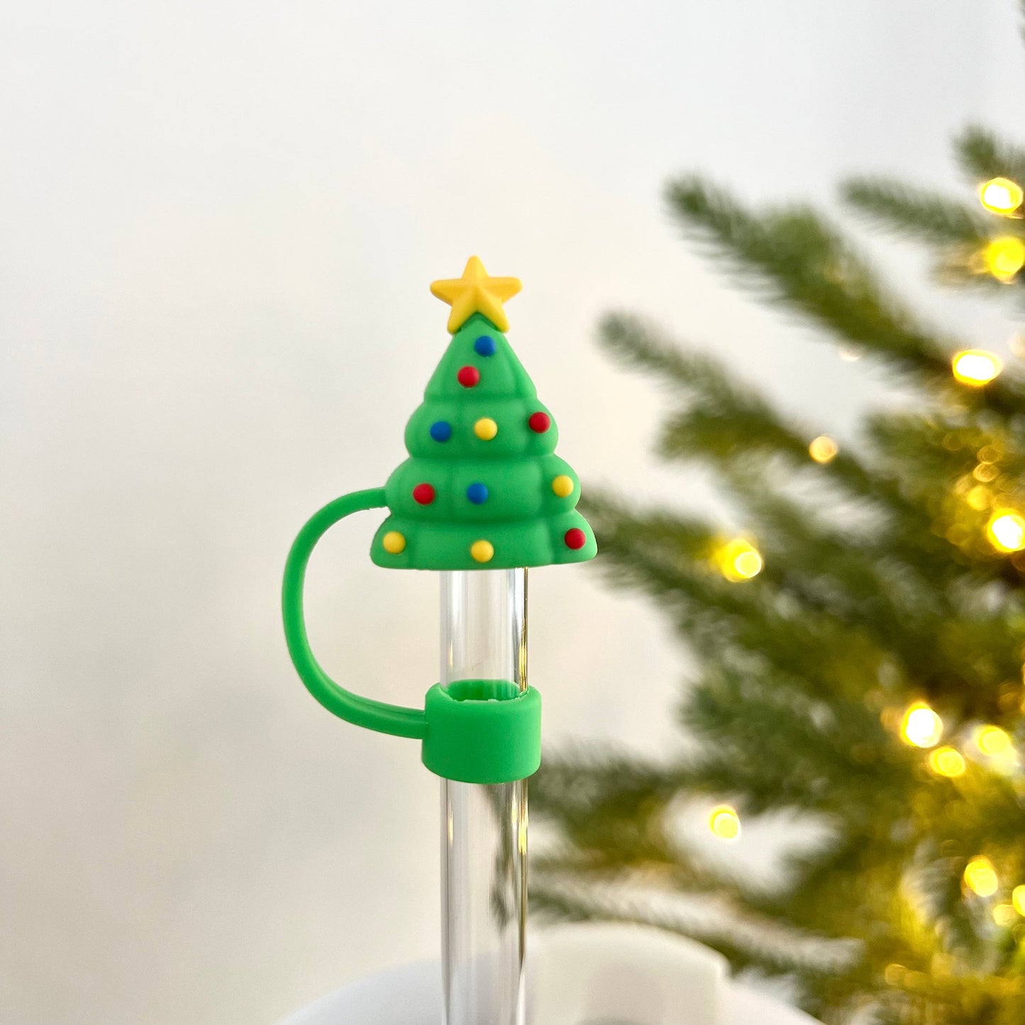 Owllaser Christmas Series Straw Topper for 10mm Straw (6Pcs)