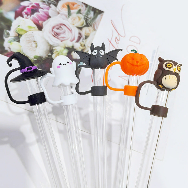 Owllaser Halloween Series Straw Topper for 10mm Straw (5Pcs)