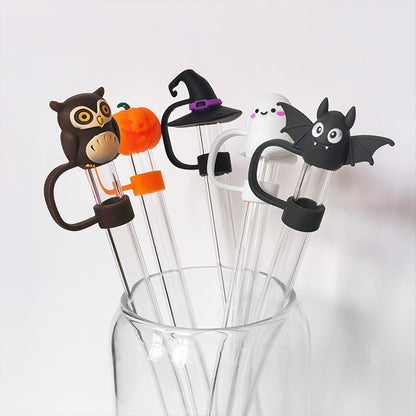 Owllaser Halloween Series Straw Topper for 10mm Straw (5Pcs)