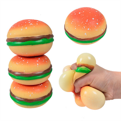 Owllaser Hamburger Squeeze Toy