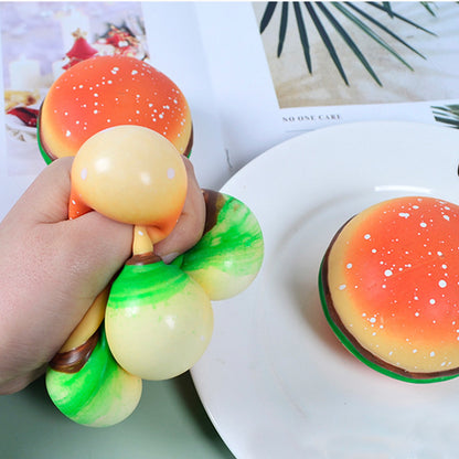 Owllaser Hamburger Squeeze Toy