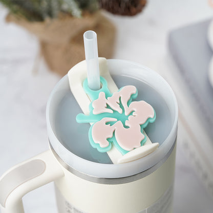 OwlLaser Hibiscus Flower Tumbler Tags 40oz / 30oz