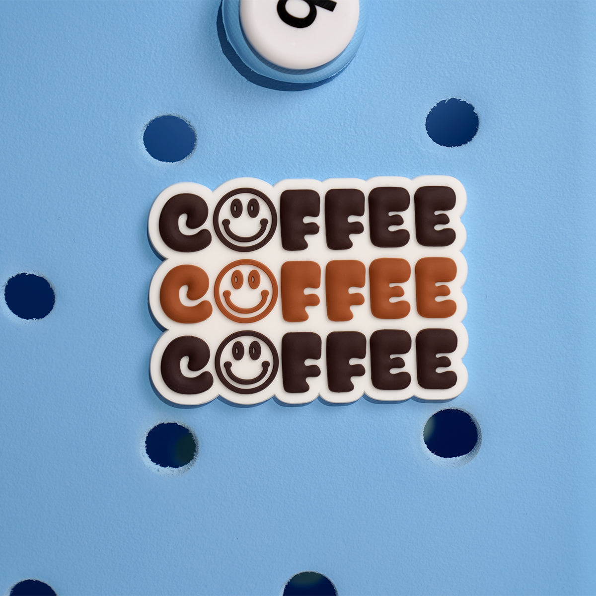 Owllaser "COFFEE" Charm for HandBags, Accessories 3D PVC Rubber for Bogg Bags