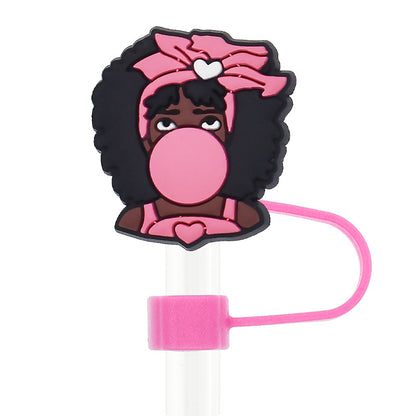 Owllaser Cool Girls Series Straw Cap for 10mm Straw (8Pcs)