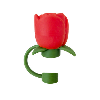 Owllaser Romantic Rose Straw Topper Accessory for 10mm Straw