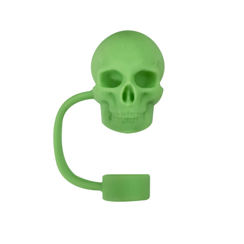 Owllaser Colorful Skull Straw Topper Accessory for 10mm Straw