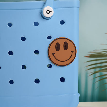 Owllaser Smiley Face Charm for Handbags, Accessories for Bogg Bags