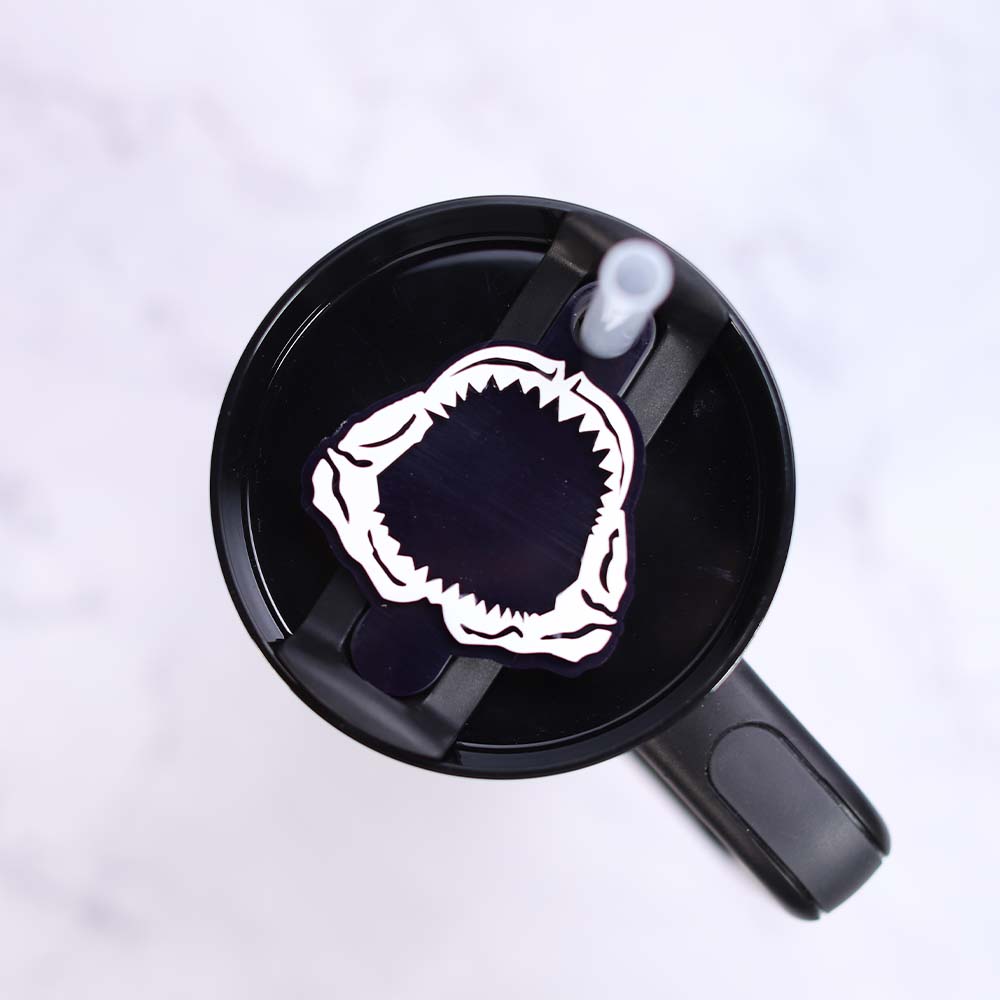 OwlLaser Big Mouth Shark Style Tumbler Tags 40oz / 30oz