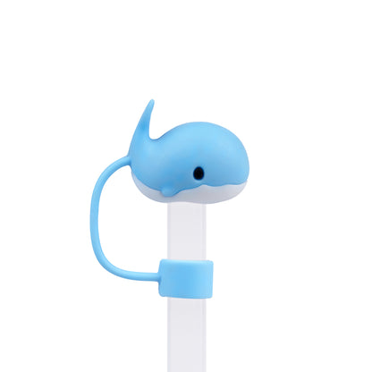 Owllaser Blue Whale Straw Topper Accessory for 10mm Straw