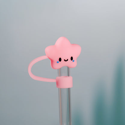 Owllaser Cute Star Straw Topper, Straw Accessory for 10mm Straw